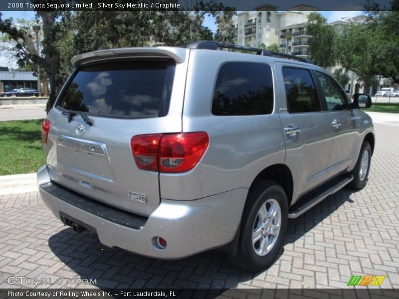 Silver Sky Metallic / Graphite 2008 Toyota Sequoia Limited