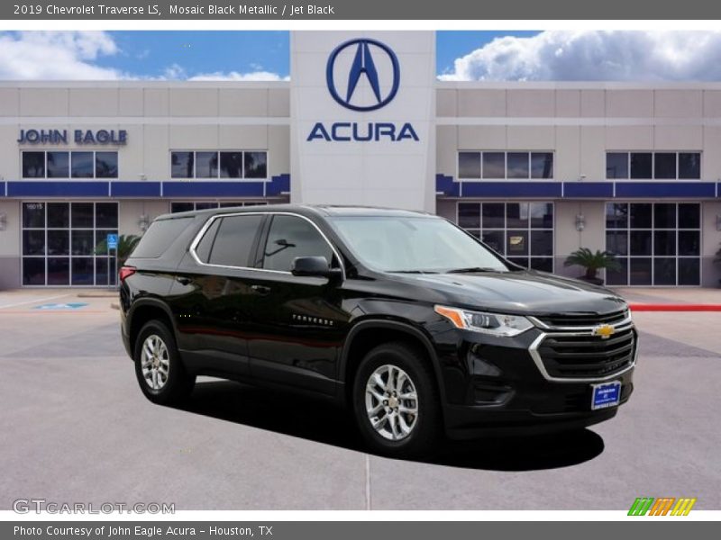 Mosaic Black Metallic / Jet Black 2019 Chevrolet Traverse LS