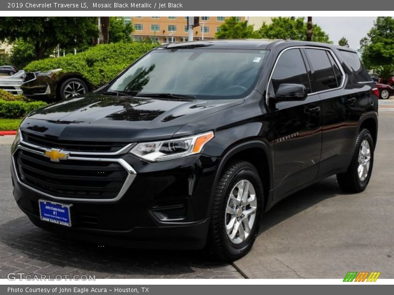 Mosaic Black Metallic / Jet Black 2019 Chevrolet Traverse LS