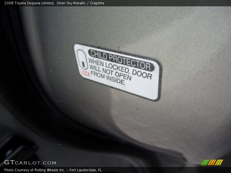 Silver Sky Metallic / Graphite 2008 Toyota Sequoia Limited