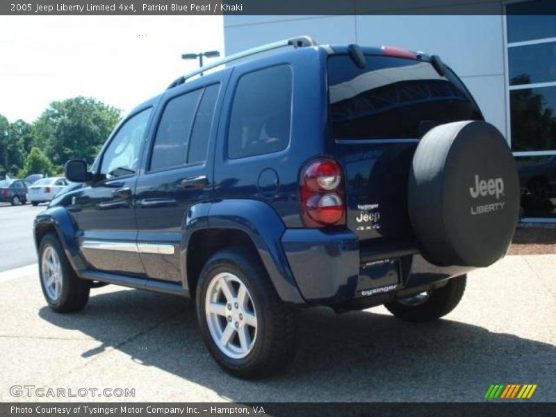 Patriot Blue Pearl / Khaki 2005 Jeep Liberty Limited 4x4