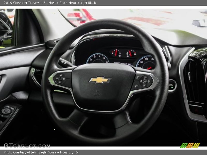 Mosaic Black Metallic / Jet Black 2019 Chevrolet Traverse LS