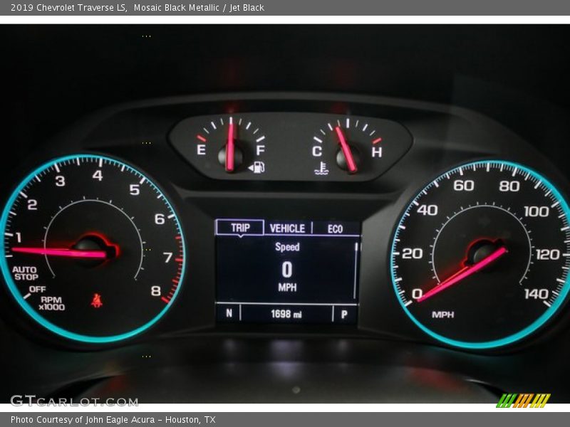 Mosaic Black Metallic / Jet Black 2019 Chevrolet Traverse LS