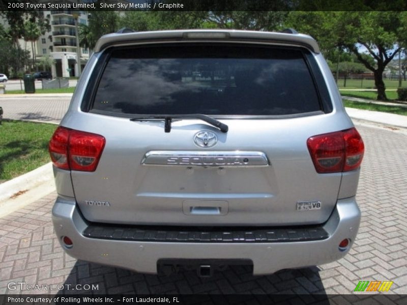 Silver Sky Metallic / Graphite 2008 Toyota Sequoia Limited