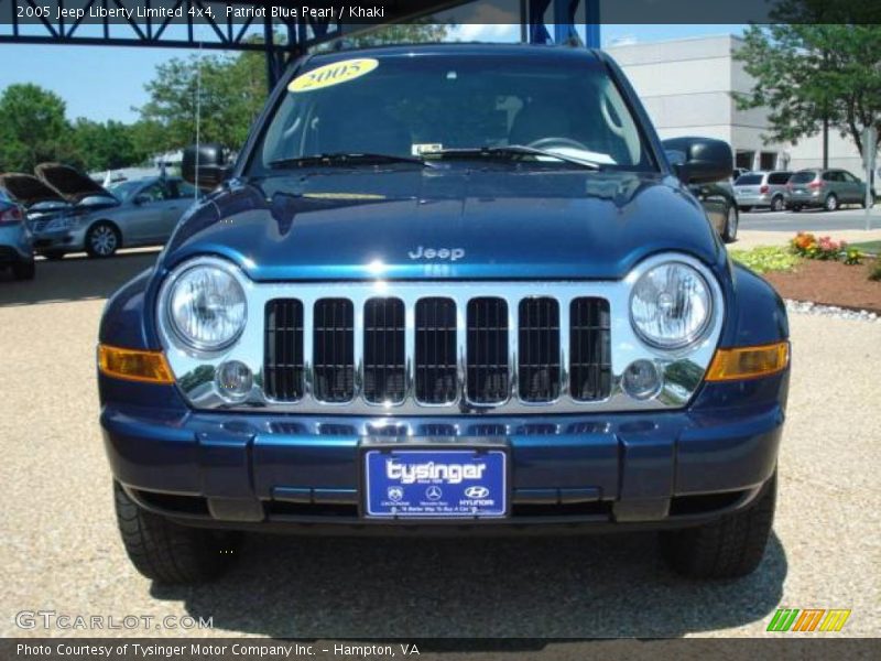 Patriot Blue Pearl / Khaki 2005 Jeep Liberty Limited 4x4