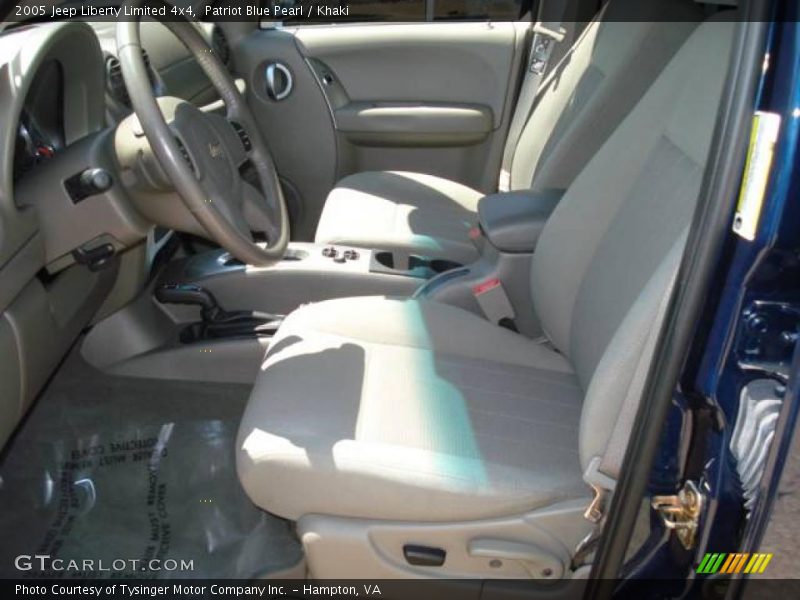 Patriot Blue Pearl / Khaki 2005 Jeep Liberty Limited 4x4