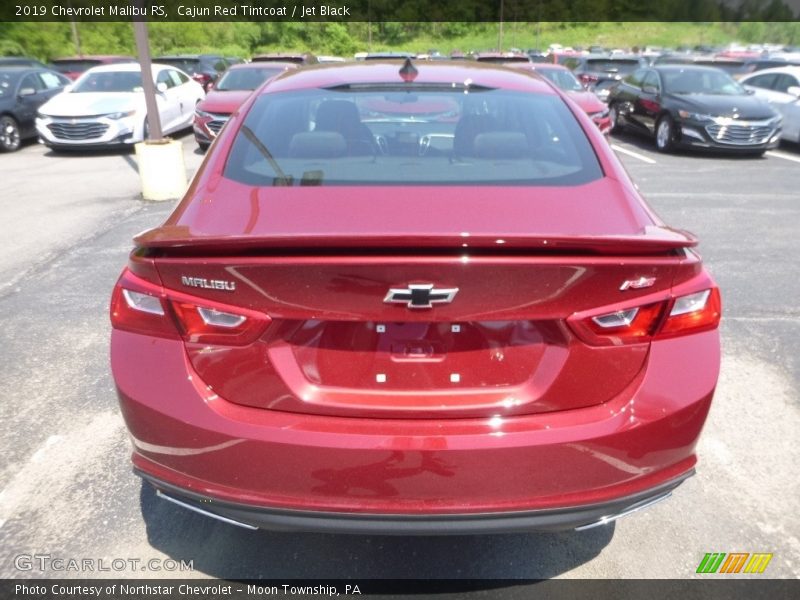 Cajun Red Tintcoat / Jet Black 2019 Chevrolet Malibu RS