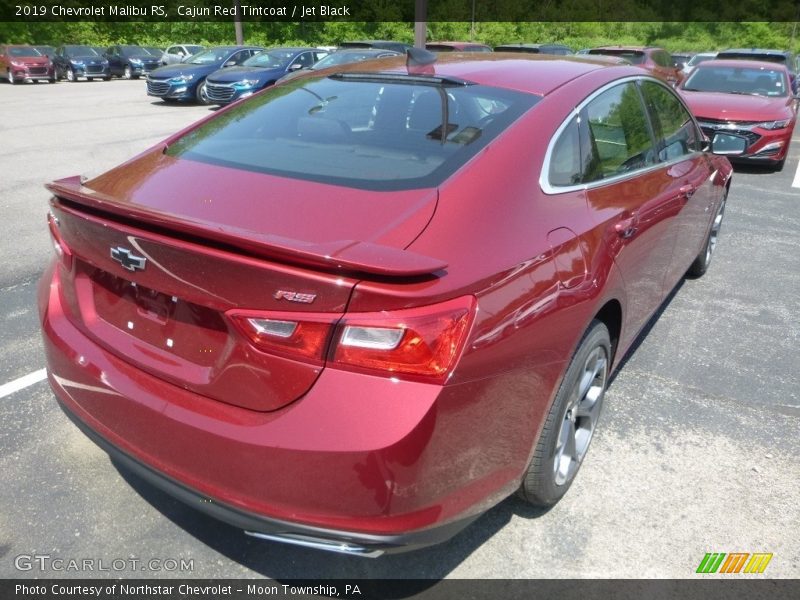 Cajun Red Tintcoat / Jet Black 2019 Chevrolet Malibu RS
