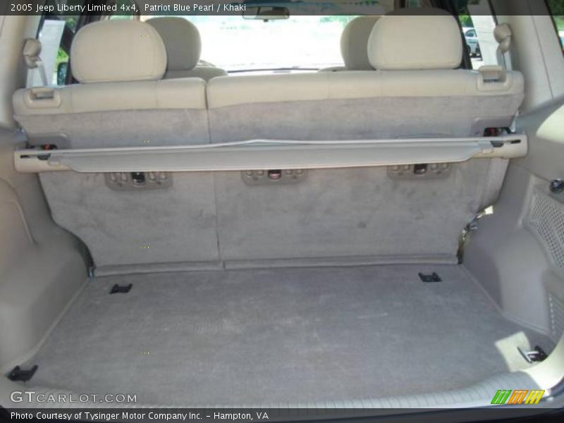Patriot Blue Pearl / Khaki 2005 Jeep Liberty Limited 4x4