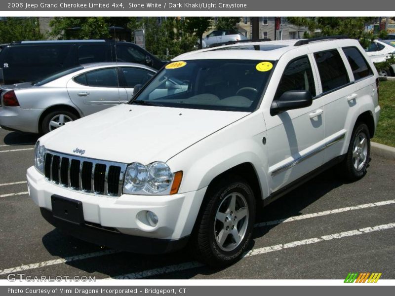Stone White / Dark Khaki/Light Graystone 2006 Jeep Grand Cherokee Limited 4x4