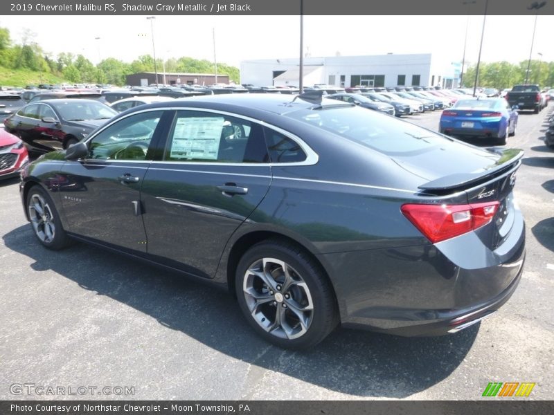 Shadow Gray Metallic / Jet Black 2019 Chevrolet Malibu RS