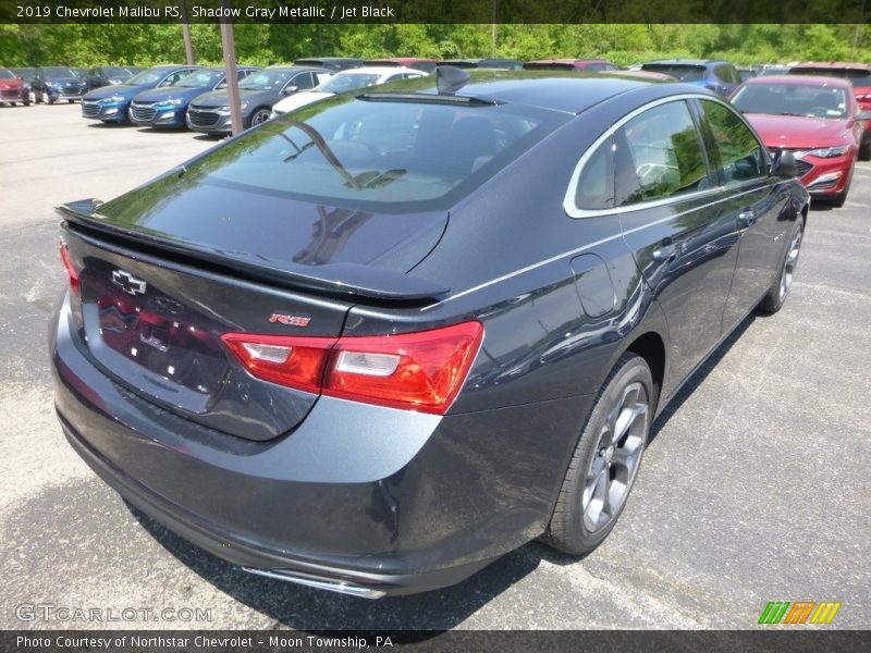 Shadow Gray Metallic / Jet Black 2019 Chevrolet Malibu RS