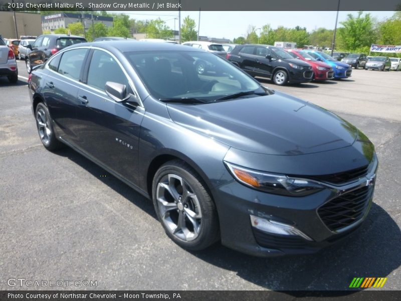 Shadow Gray Metallic / Jet Black 2019 Chevrolet Malibu RS