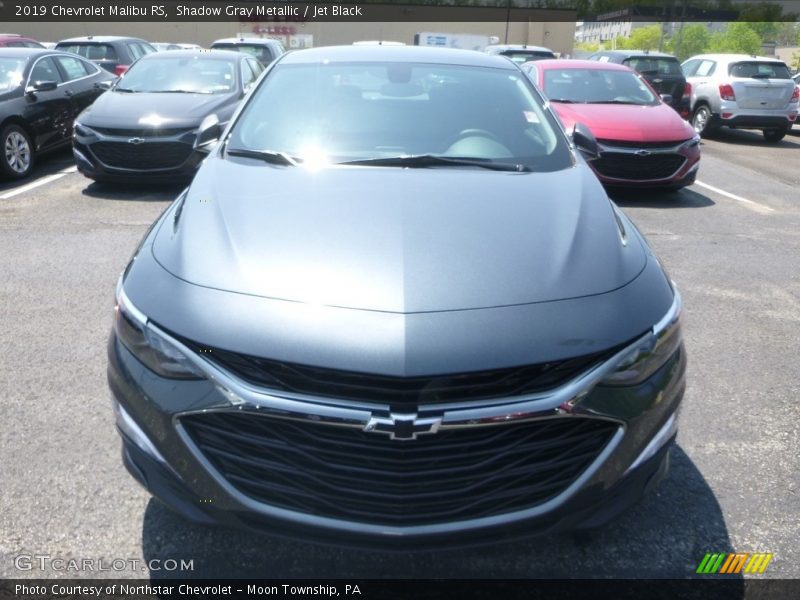 Shadow Gray Metallic / Jet Black 2019 Chevrolet Malibu RS