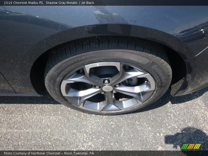 Shadow Gray Metallic / Jet Black 2019 Chevrolet Malibu RS