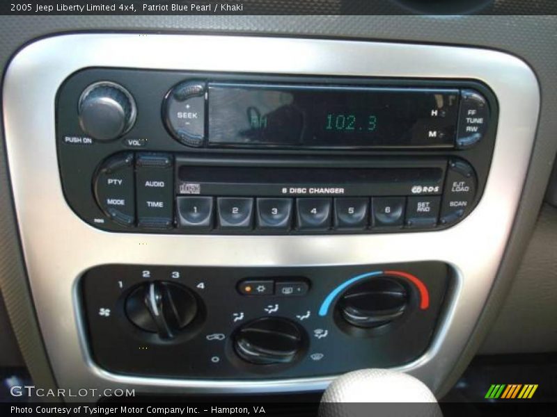 Patriot Blue Pearl / Khaki 2005 Jeep Liberty Limited 4x4