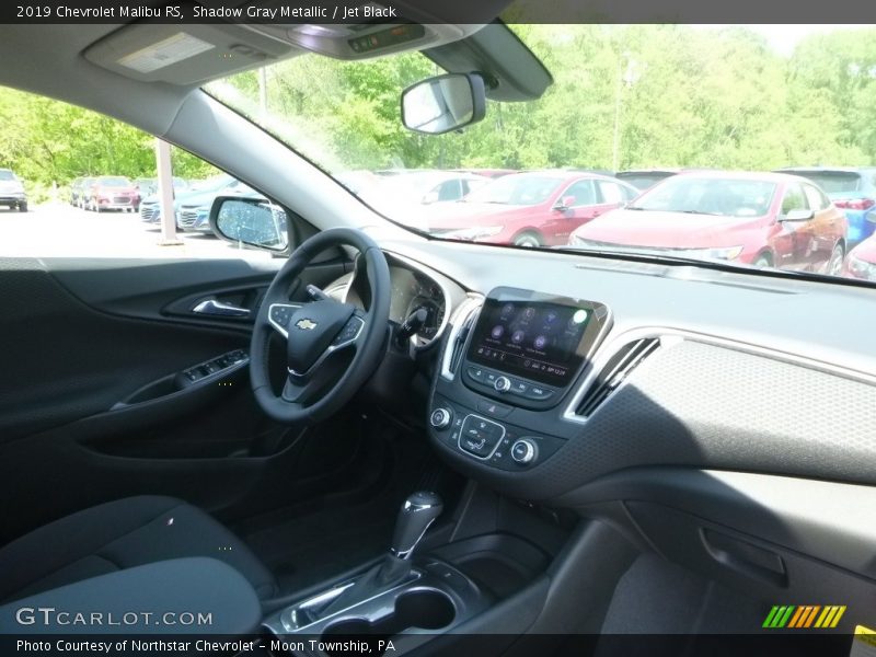 Shadow Gray Metallic / Jet Black 2019 Chevrolet Malibu RS
