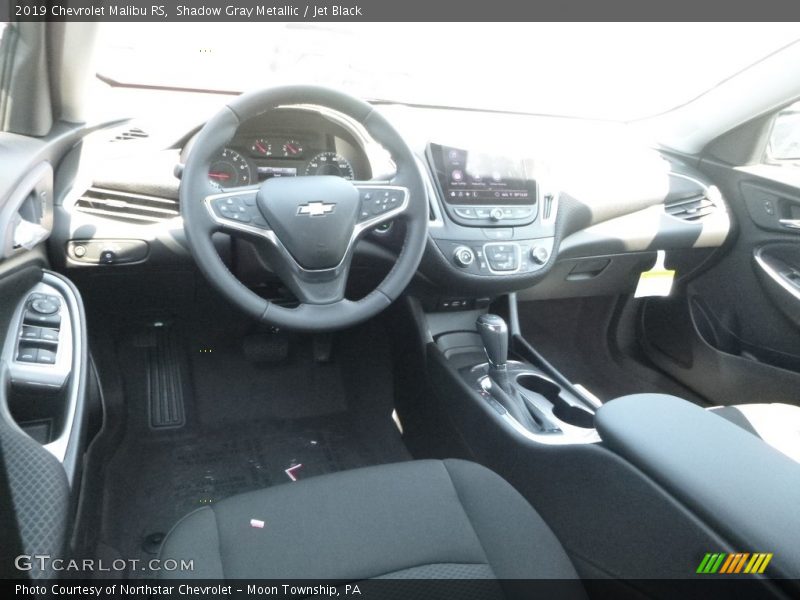 Shadow Gray Metallic / Jet Black 2019 Chevrolet Malibu RS
