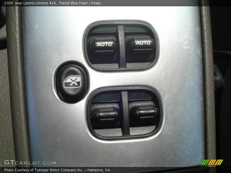 Patriot Blue Pearl / Khaki 2005 Jeep Liberty Limited 4x4