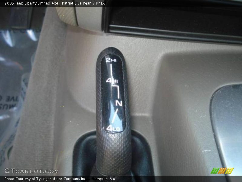 Patriot Blue Pearl / Khaki 2005 Jeep Liberty Limited 4x4