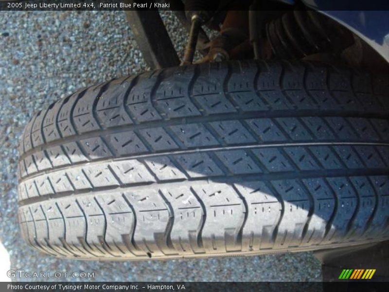 Patriot Blue Pearl / Khaki 2005 Jeep Liberty Limited 4x4