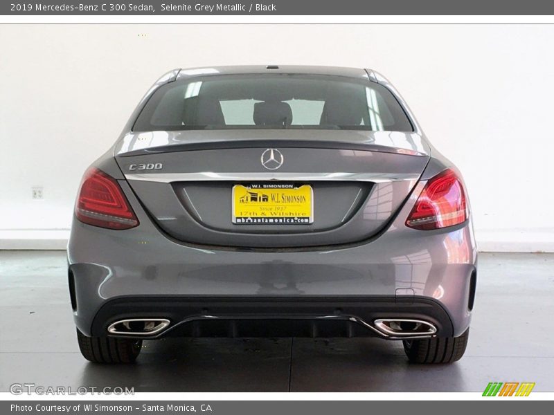 Selenite Grey Metallic / Black 2019 Mercedes-Benz C 300 Sedan