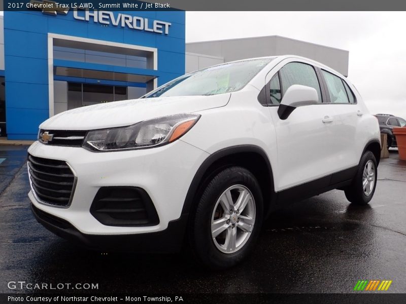 Summit White / Jet Black 2017 Chevrolet Trax LS AWD