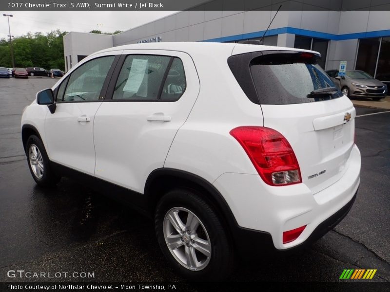 Summit White / Jet Black 2017 Chevrolet Trax LS AWD