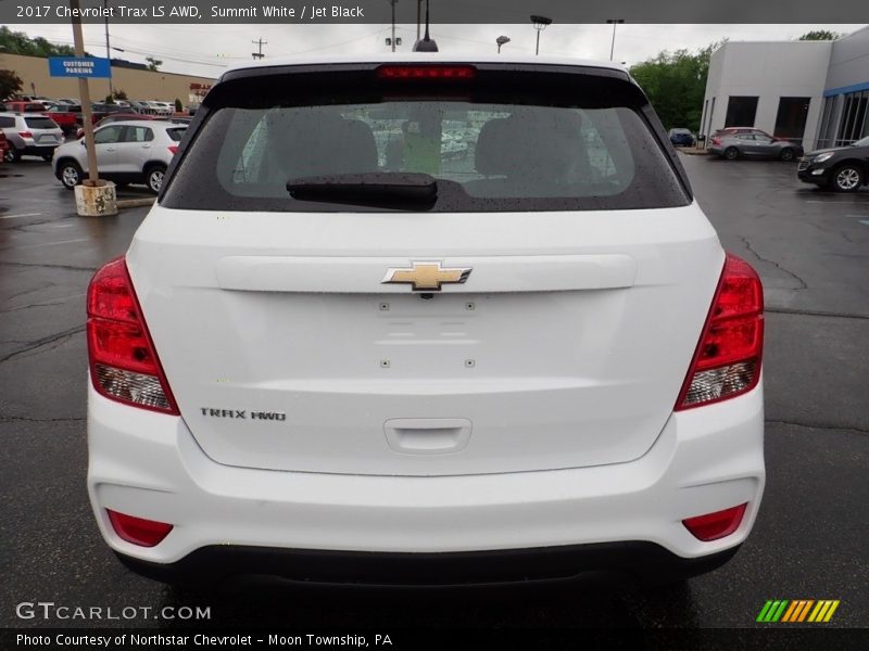 Summit White / Jet Black 2017 Chevrolet Trax LS AWD