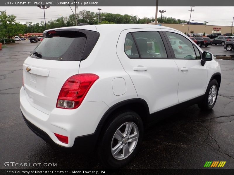 Summit White / Jet Black 2017 Chevrolet Trax LS AWD
