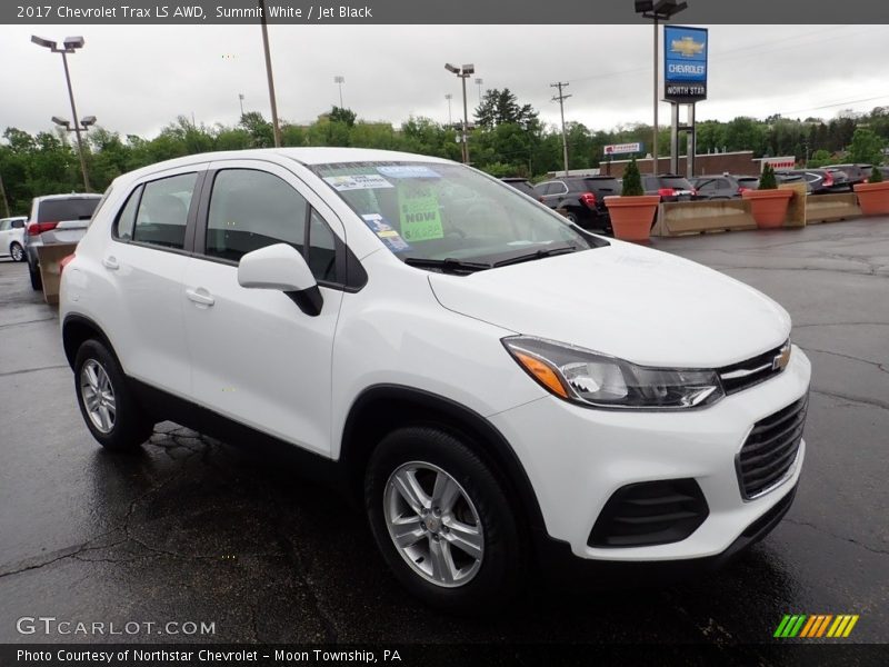 Summit White / Jet Black 2017 Chevrolet Trax LS AWD