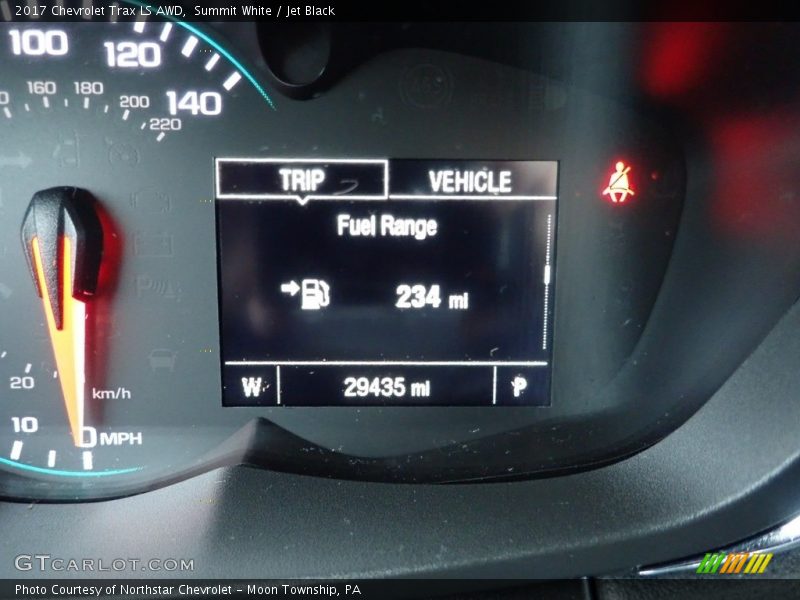 Summit White / Jet Black 2017 Chevrolet Trax LS AWD