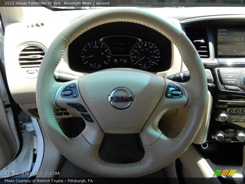 Moonlight White / Almond 2013 Nissan Pathfinder SV 4x4