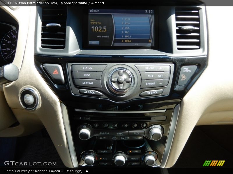Moonlight White / Almond 2013 Nissan Pathfinder SV 4x4