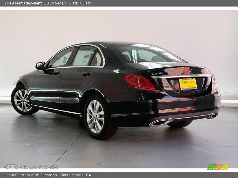 Black / Black 2019 Mercedes-Benz C 300 Sedan