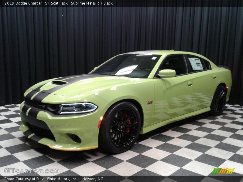 Sublime Metallic / Black 2019 Dodge Charger R/T Scat Pack
