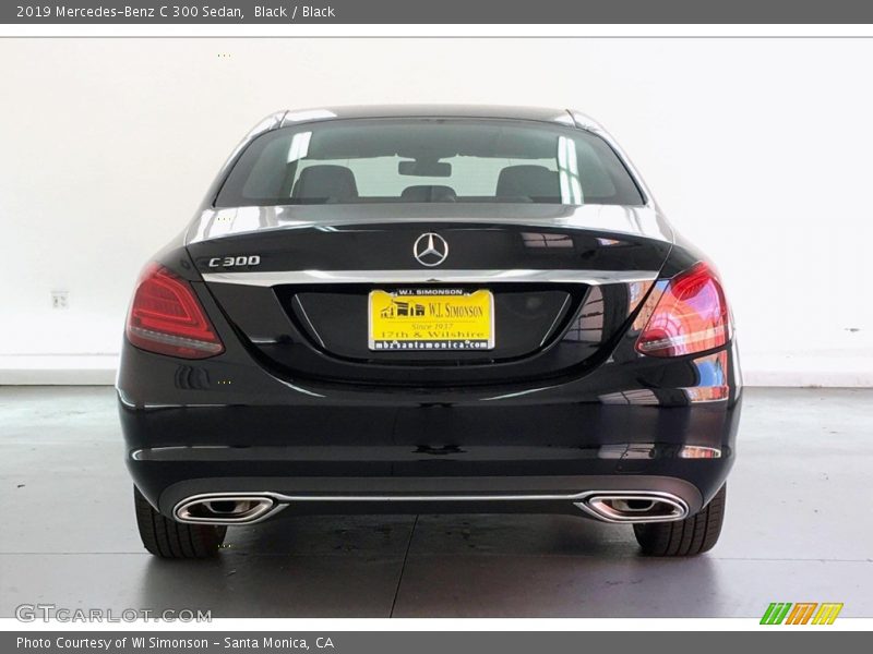 Black / Black 2019 Mercedes-Benz C 300 Sedan