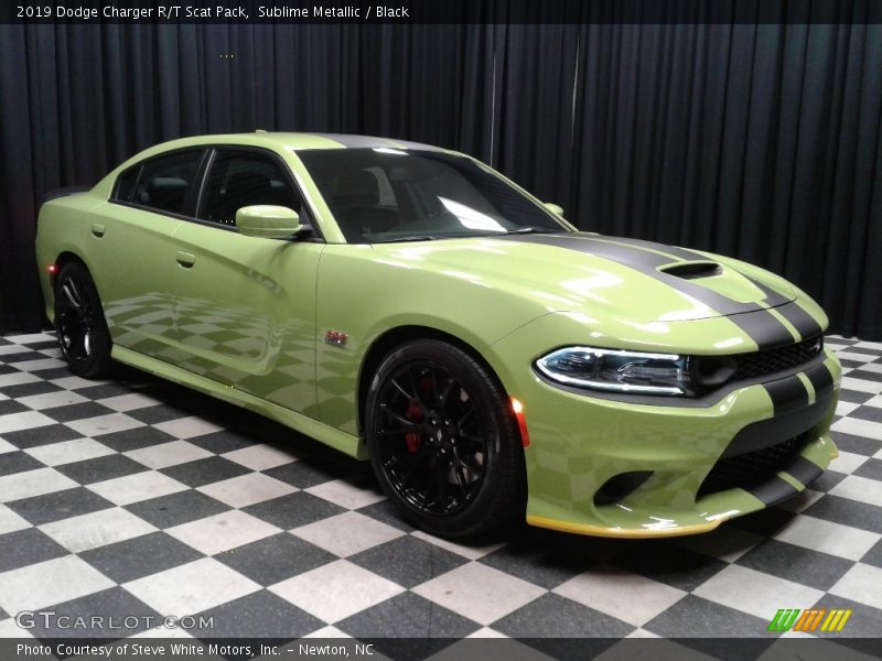 Sublime Metallic / Black 2019 Dodge Charger R/T Scat Pack