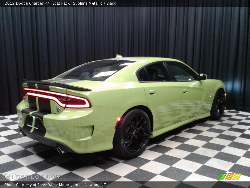 Sublime Metallic / Black 2019 Dodge Charger R/T Scat Pack