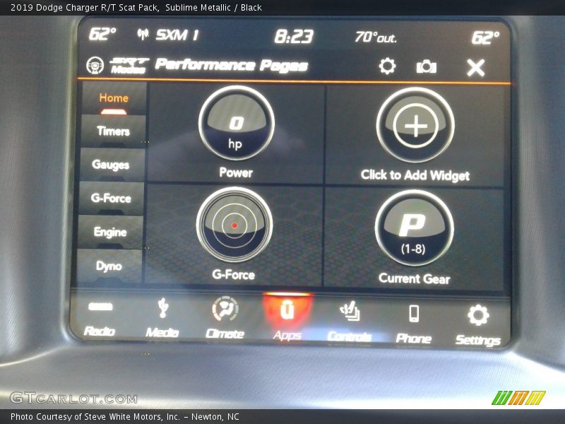Sublime Metallic / Black 2019 Dodge Charger R/T Scat Pack