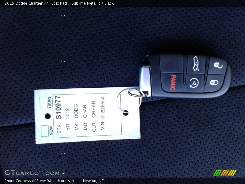 Sublime Metallic / Black 2019 Dodge Charger R/T Scat Pack