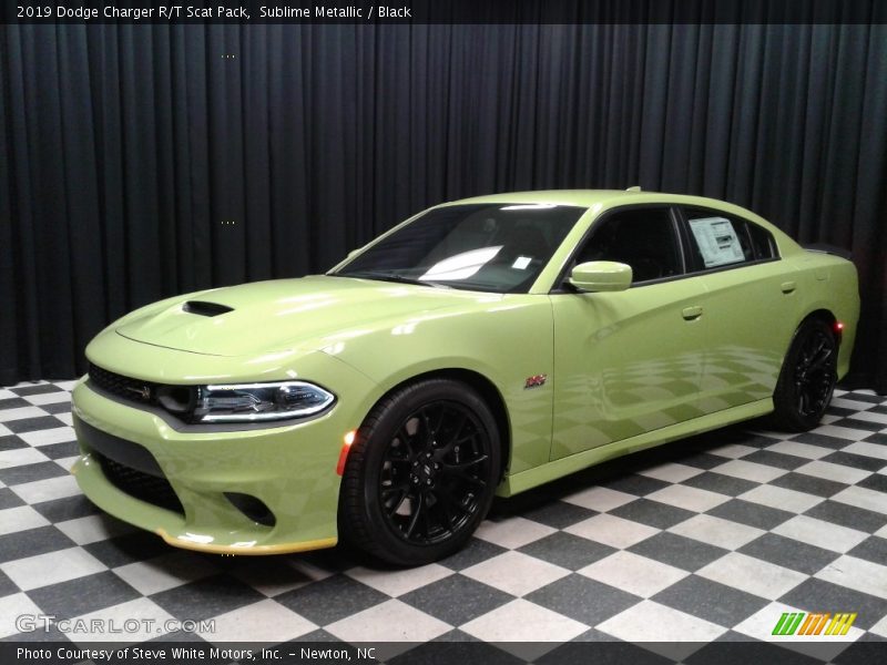 Sublime Metallic / Black 2019 Dodge Charger R/T Scat Pack