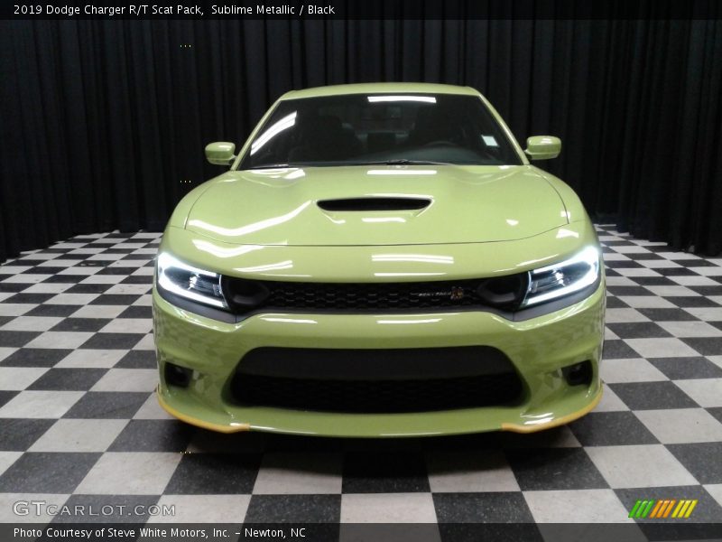 Sublime Metallic / Black 2019 Dodge Charger R/T Scat Pack