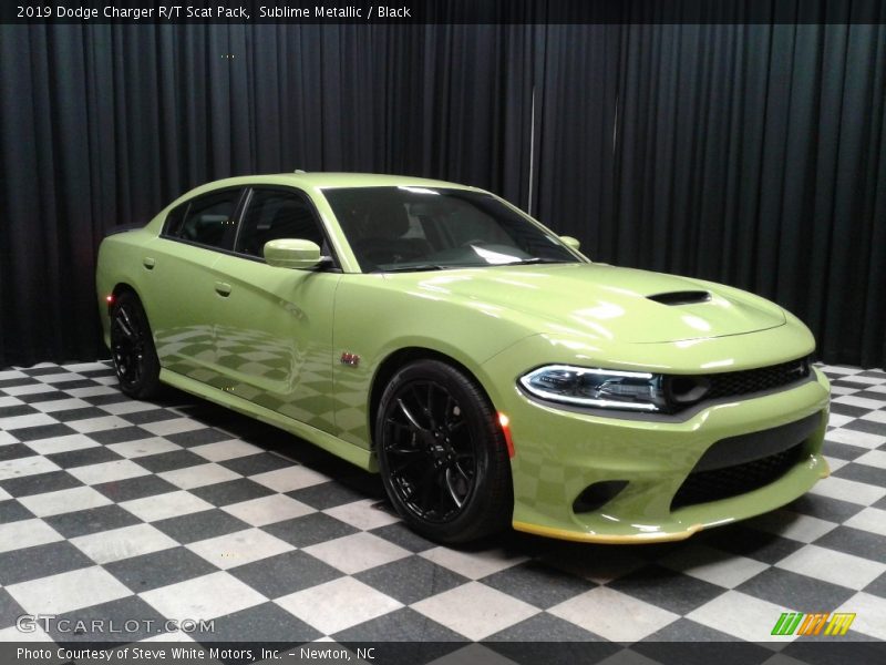Sublime Metallic / Black 2019 Dodge Charger R/T Scat Pack