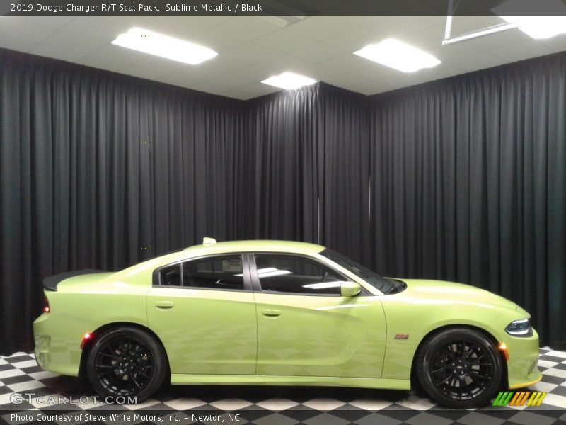 Sublime Metallic / Black 2019 Dodge Charger R/T Scat Pack