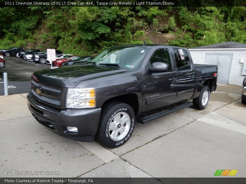 Taupe Gray Metallic / Light Titanium/Ebony 2011 Chevrolet Silverado 1500 LT Crew Cab 4x4