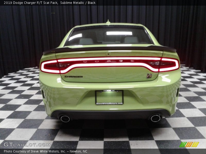 Sublime Metallic / Black 2019 Dodge Charger R/T Scat Pack