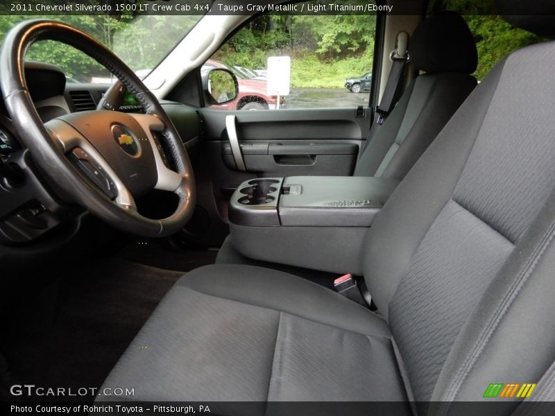 Taupe Gray Metallic / Light Titanium/Ebony 2011 Chevrolet Silverado 1500 LT Crew Cab 4x4