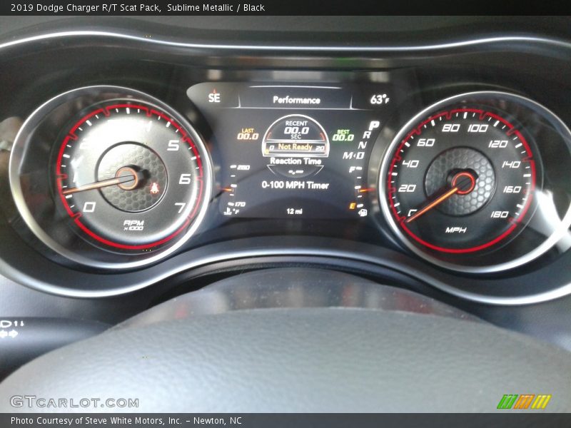 Sublime Metallic / Black 2019 Dodge Charger R/T Scat Pack