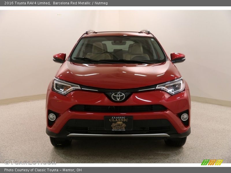 Barcelona Red Metallic / Nutmeg 2016 Toyota RAV4 Limited